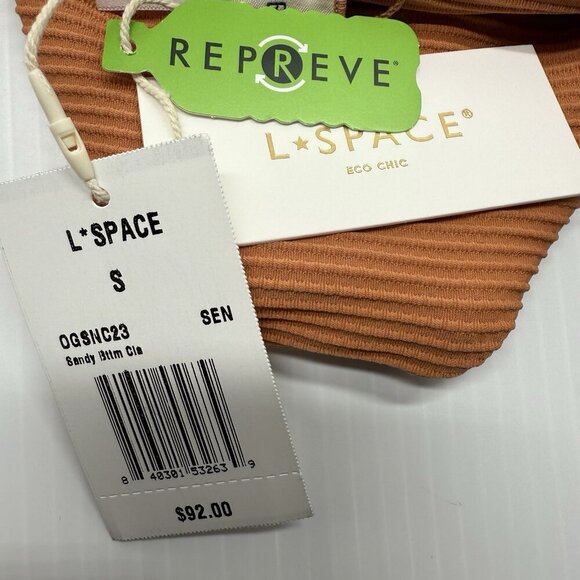 L*Space Bikini Bottoms Women's Sandy Classic Amber Size S low rise Pool Vacation - Picture 7 of 8